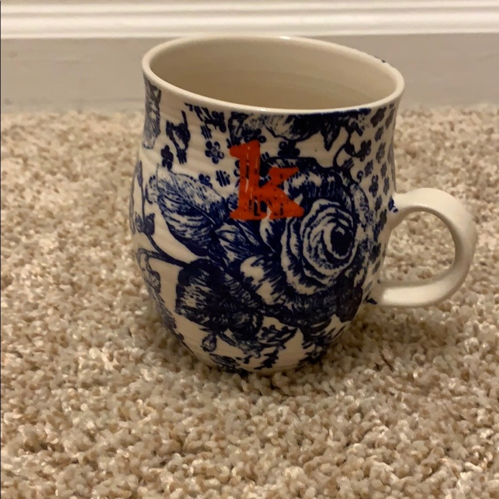 Anthropologie “K” mug